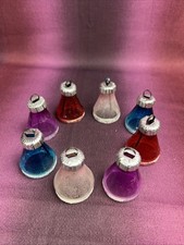 DDR Weihnachtsschmuck Christbaumschmuck Glas Glocke DDR 8 Stück