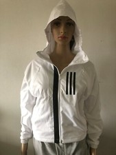 ✨ adidas Damen Windjacke Fleece DZ0033 weiß Gr. 2XS - S  Neu