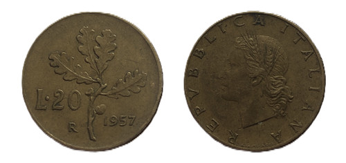 Italien 20 lire - -,
