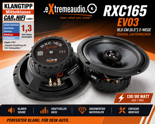 Audio system rxc165 - system, evo3