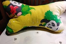 Leseknochen  "Panda" Kissen Nacken9Relax Reise Buchstütze Handarbeit, 2.Wahl !!