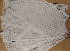 Strickmaschine  Lochkarten 24