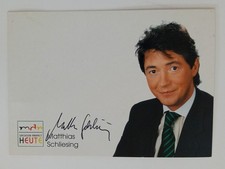 Mattias Schliesing - MDR Heute - original Autogramm - ca. 10x15cm - Autogrammkar