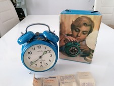 DDR Wecker Ruhla 1987 Blau OVP