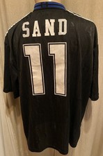 FC Schalke 04 Adidas Auswärts Trikot 1997/98 "VELTINS" + Nr.11 Sand Gr.XL TOP
