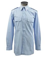 BW Bundeswehr Diensthemd Feuerwehrhemd Uniformhemd blau langarm Gr. 37 - 43