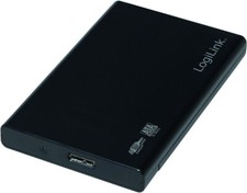 Externes USB3.0 Festplattengehäuse für 2,5" SATA Festplatte, Logilink schwarz