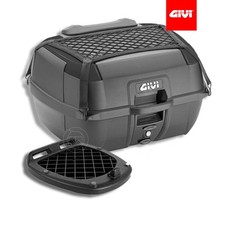 GIVI B45B+ 45L COVER SCHWARZ MIT MONOLOCK PLATTE RÜCKENLEHNE UNIVERSAL