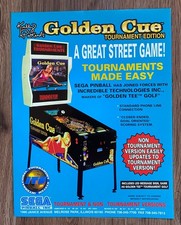 Sega Golden Cue / Flyer / Pinball Flipper