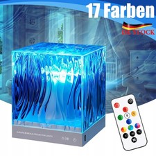 Nordlicht Aurora Projektor Lampe 17 Farben,RGB LED Ozean Welle Würfel Nachtlicht