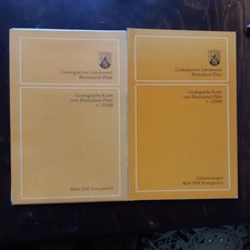 Geologische Karte von Rhld.Pf. Kempenich Blattnr 5508 mit Erläuterung 1:25 000