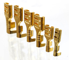 Kabelschuhe Flachstecker Flach Steckhülsen Crimp Auto Stecker 2,8 4,8 6,3 6,35