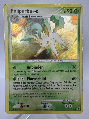 Folipurba holo pokemon - folipurba, lv.