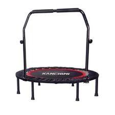 Kanchimi Faltbarer Mini-Fitness-Trampolin 101,6 cm schwarz