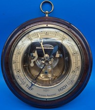 Präzisions Barometer Sundo deutsches Qualitätsinstrument Holz 21,5 × 18 × 5 cm