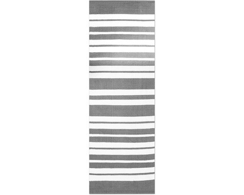 Fleckerlteppich stripe grau - fleckerlteppich,