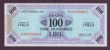 ITALIEN 100 LIRE Banknote