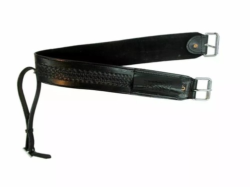 Western schwarz leder hinten - schwarz,