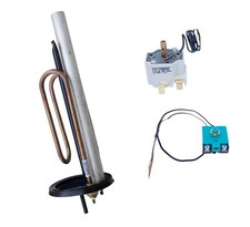 Flansch, Heizelement 2000W, 3000W,  Dichtung, Isotemp, Indel, Eldom voll Set