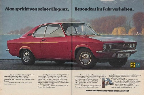 Opel manta reklame - a,