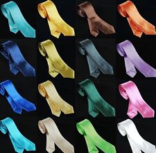 Krawatte Geschäftskrawatte Business Schmale Krawatte uni-sex 27 Farben