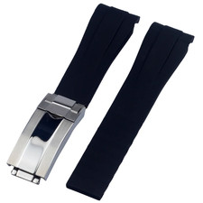 Uhrenarmband Fluorkautschuk Gummi Ersatzband Für Rolex Submariner DAYTONA GMT 