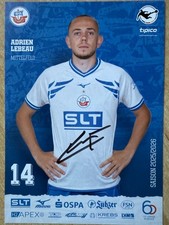 Autogrammkarte Adrien Lebeau -
