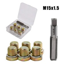 Reparatur Set Ölablassschraube M14x1.5 auf M15x1.5 Innen Gewinde Ölwanne Satz DE