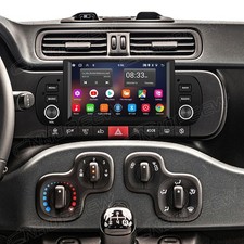 Android 15 Für Fiat Panda 312 2012-2024 Autoradio GPS NAVI Wifi Bluetooth FM RDS