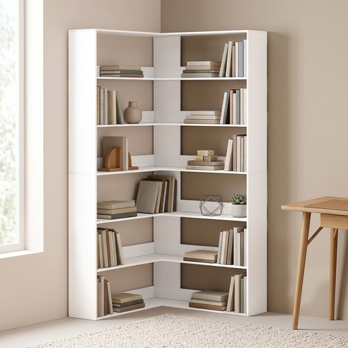Homcom bücherregal ebenen - homcom, 7