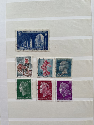 Französische briefmarken - französische,