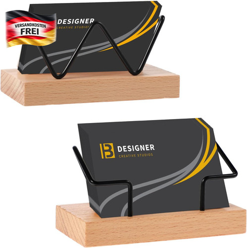Visitenkartenhalter holz - visitenkartenhalter,