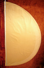 Tischdecke, Tischwäsche, Erwin Müller, gelb, rund, 165 cm, 100% Baumwolle