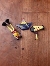 Glasschiff und Taucher für Aquarium