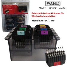 MOSER Edelstahl Aufsteckkämme Max45 / Max50 (3, 6, 10,13,16,19,22, 25 mm) 