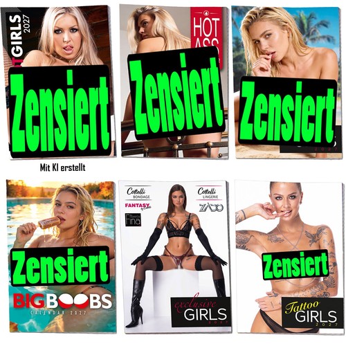 Erotik kalender set - 6-er, pin