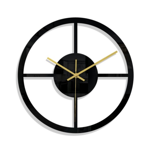 Creative metal wall clock - metal,