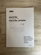 Korg Electribe Sampler Music Production Station Bedienungsanleitung Manual