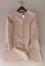 Zara mantel wollmantel taupe - mantel,