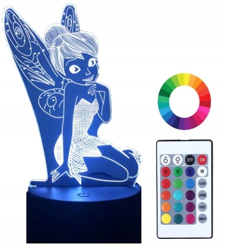 Led nachtlicht tinkerbell - led,