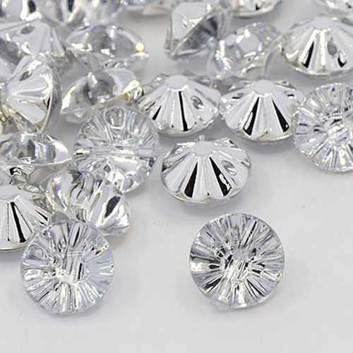 Klar acryl strass kristall - 20,