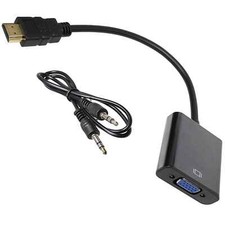 HDMI zu VGA Adapter und 3,5mm