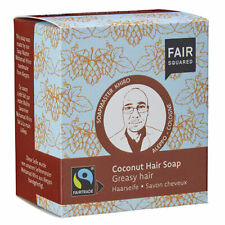 Fair Squared Hair Soap (Coconut) - Greasy Hair (inkl. Baumwollseifenbeutel)