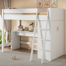 Hochbett kinderbett 90x200cm - hochbett,