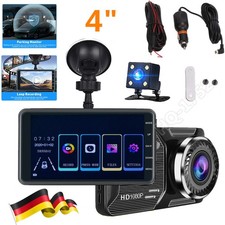 4" Dual-Dash Cam FHD 1080P