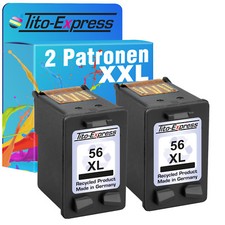 2x Patronen Black für HP 56 XL DeskJet 5145 5150 5151 5550 5552 5650 5652 5850