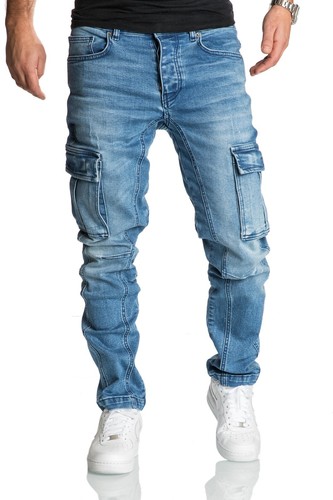 Herren cargo jeans regular - jeans,