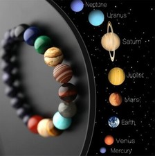 Armband Halskette Galaxie alle Planeten Sonnensystem Planet Universum Astrologie