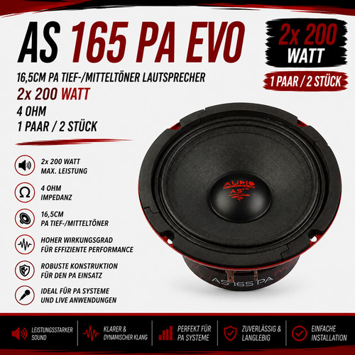 Audio system 165 evo - system,