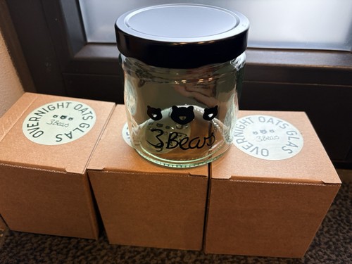 3bears overnight oats - 3bears, glas